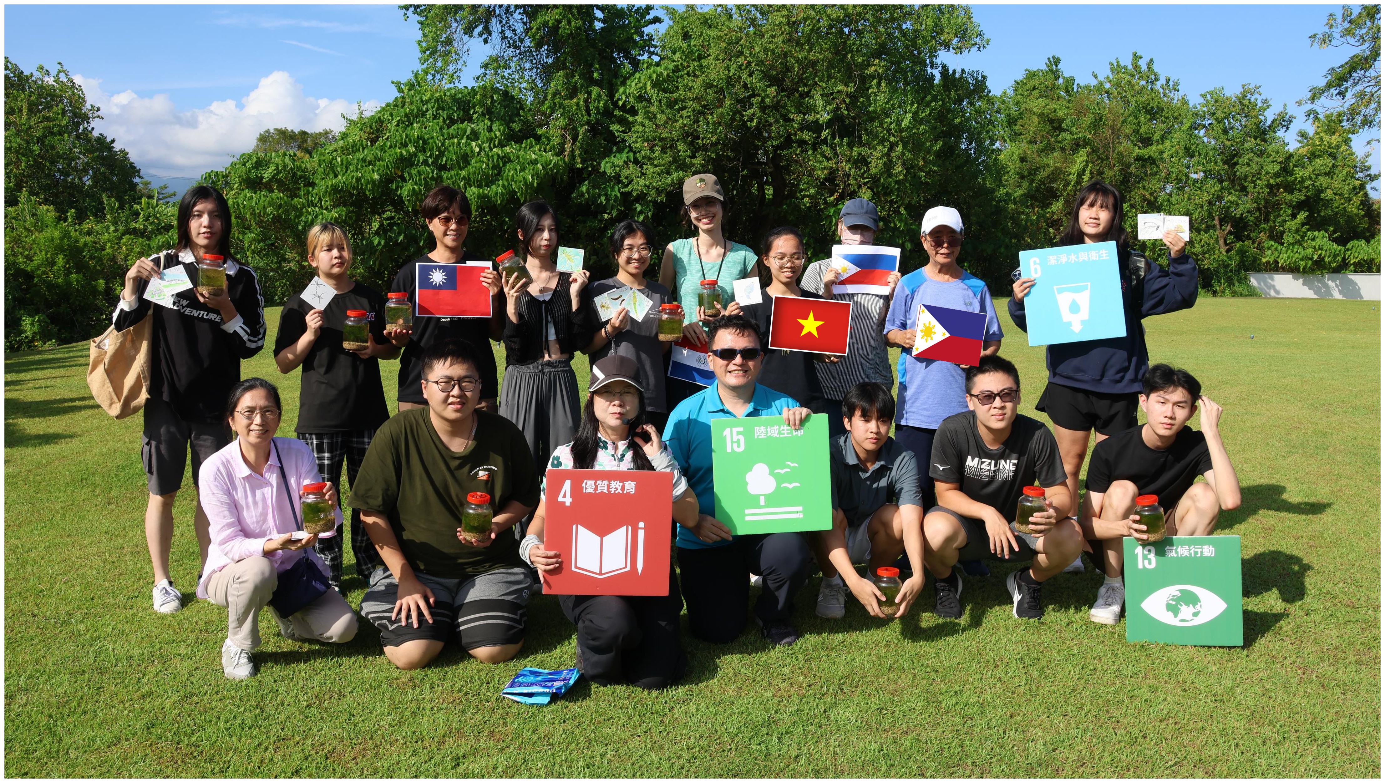 佛光大學與河川教育聯盟 帶領國際生與本校生投入一日河川教育志工